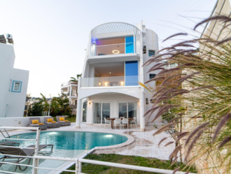 Triplex Villa With Full Sea And Princes' Islands View Detached Pool In Kalkan, Kaş